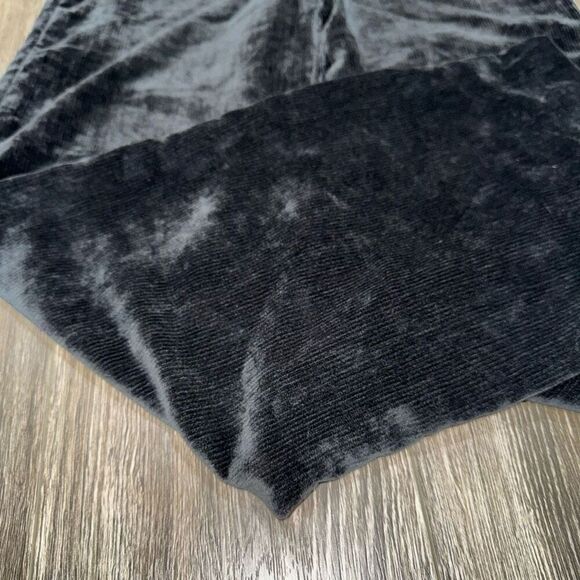 Loft Ribbed Velour Pull On Wide Leg Pants - Picture 2 of 8